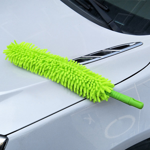 1 stk Rengøringstilbehør Fleksibelt Hoved Støvsuger Bilrengøringsartikler Mikrofiber Støvsuger Husholdningsrengøringsartikler Teleskop