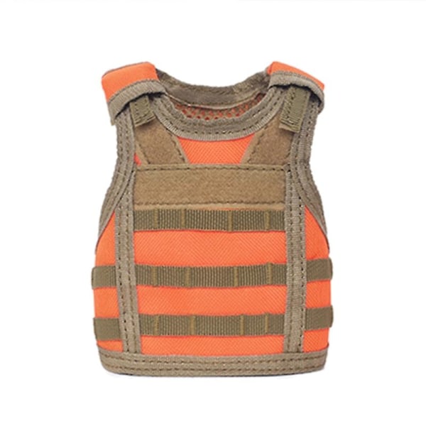 Olutpullon cover Military Mini Molle Vest Säädettävät olkahihnat Oranssi