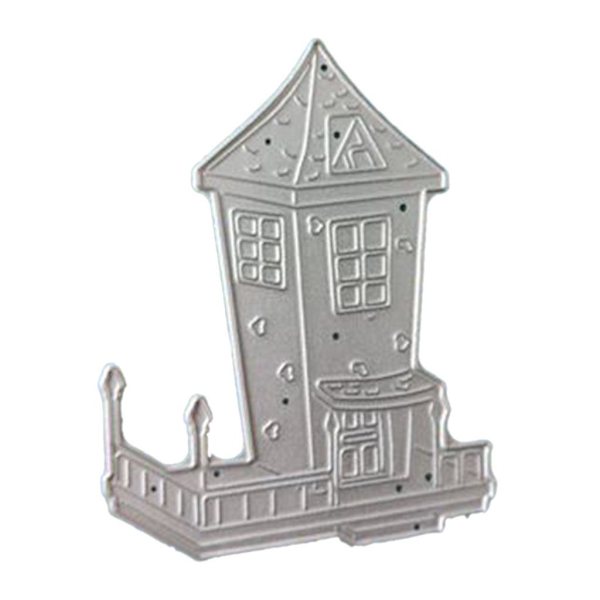 Julehus Metal Skærestencil Skabelon Scrapbooking DIY Album Stempel Prægning