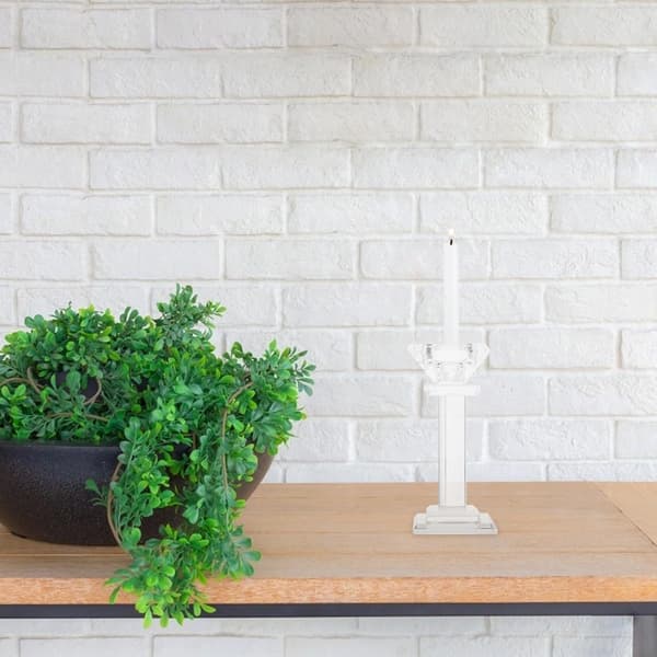Crystal Decorative Candle Holder European Style Single Head Design Chic Creative Candlestick