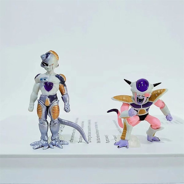 8 stk./sæt Dragon Ball Z Frieza Anime Figur Legetøj Sæt Samlerobjekter Dukker Boligindretning Gaver Til Børn Voksne