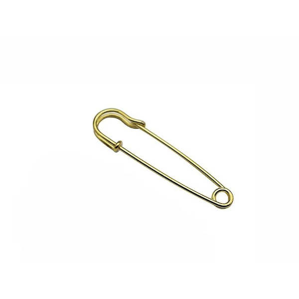 30 stk 5 cm sikkerhetsnåler i tungt materiale for tepper, gensere, sjal, kilt, håndverk