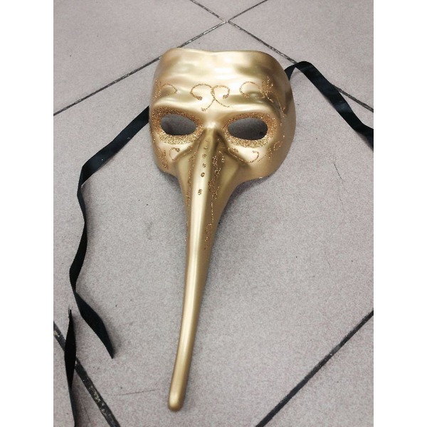 Halloween Lang Nesemaske Maskerade Lang Nesemaske Menn Maskerade Party Mask 33x16.3cm