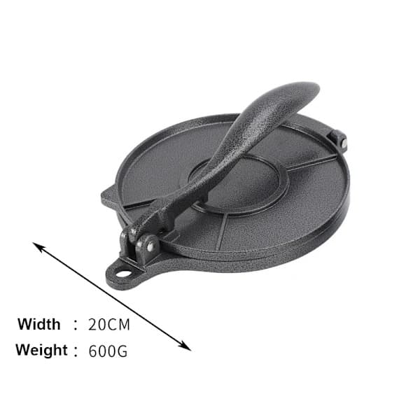 Cast Iron Tortilla Press, Tortilla Press Machine_TF BLACK