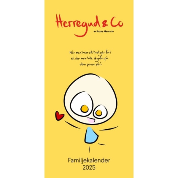 Herregud & Co Perhekalenteri 2025 (kirja) 500