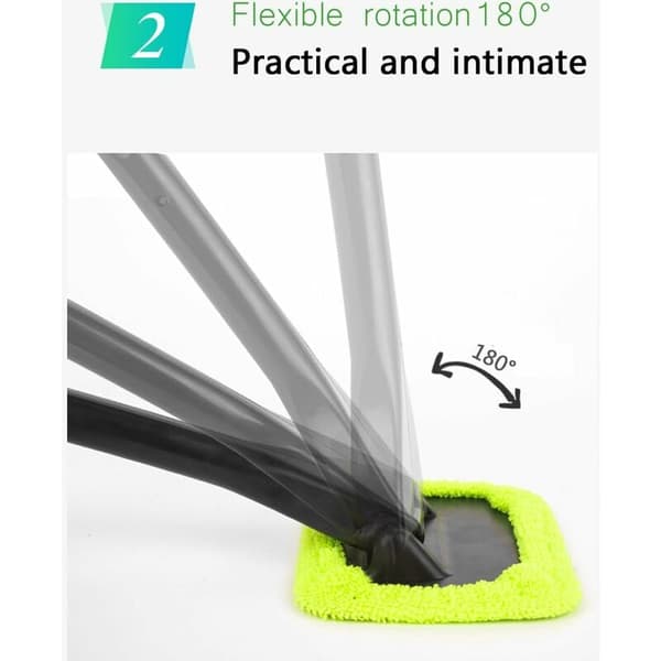 Long Handle Windshield Cleaning Kit Car Window Glass Cleaner Wiper