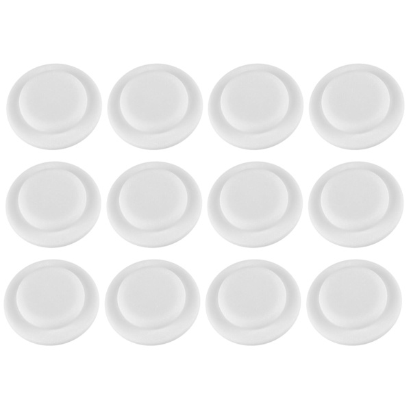 Silikone Sutteflaske Forseglingslåg Krukker Flaskeforsegling Sutteflaske Tilbehør Sutteflaske Bundskiver Hvid5x5cm