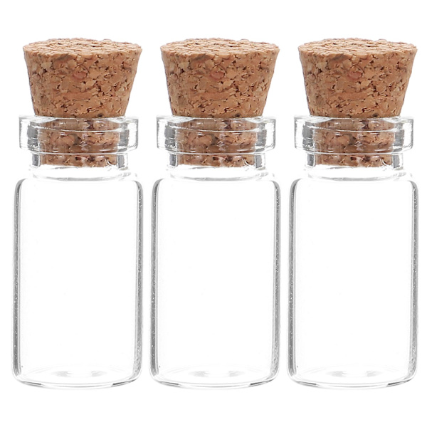 3 stk Dukkehustmatglass Miniatyrglassflasker Lille Husflaskeleker Dukkehusttilbehør 3x1CM 3x1CM