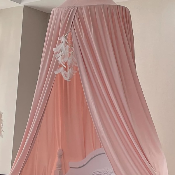 Uppgraderad version av sänghimmel för barn, inredning i överdimensionerad himmelssäng för flickor, speltält för prinsesslott hängande ho
