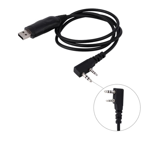 USB-programmeringskabel UV 5R-kabelradio Walkie Talkie för BaoFeng Wanhua Kenwood