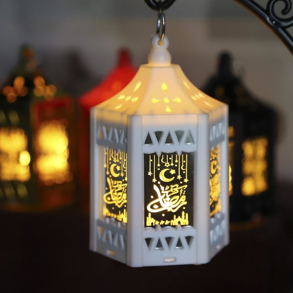 Svart Dekorativ lykta Marockansk stil Vindlampa Hemma Trädgård UtomhusSvart