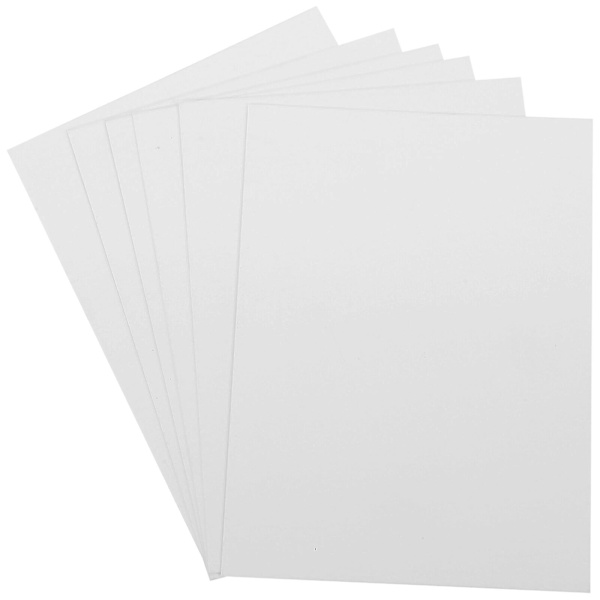 6 stk Sublimeringsblanke Aluminium Metal Foto Metal Vægplakatsramme Samling Hvid 20X15cm