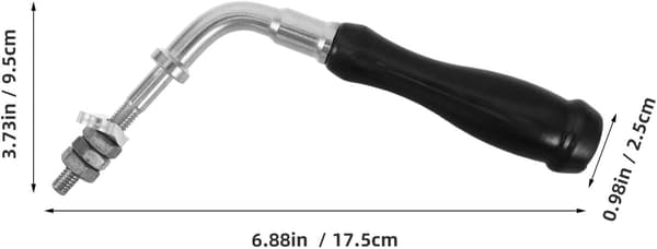 Stainless Steel Fireplace Door Handle with Easy Maintenance and Universal Compatibility