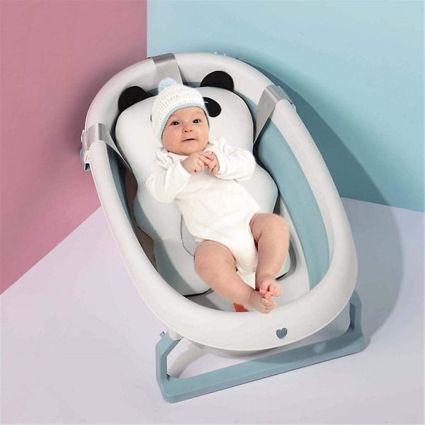 Baby Bath Cushion - Foldable Baby Bath Mat Tub Pad,non-slip Bathtub Float Mat