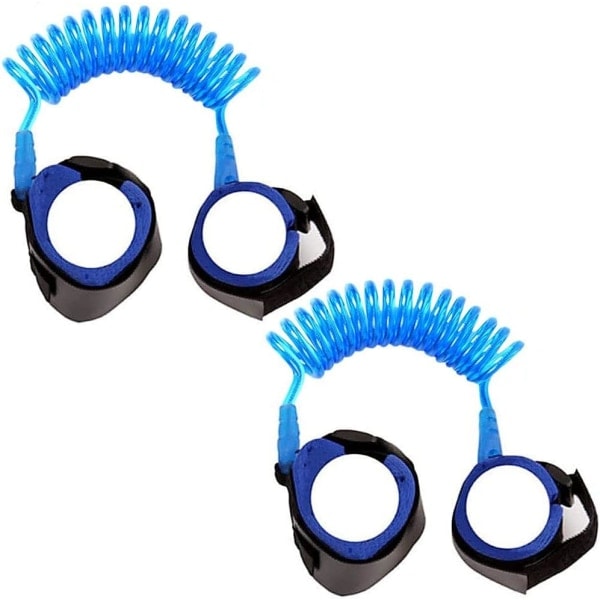 Anti-förlorat dragrep 2-pack (blå, 1,5 meter)