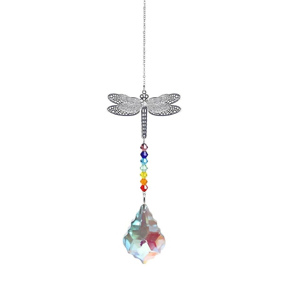 Crystal Guardian Angel Rainbow Makers Suncatchers med glaskugle PrismMaple leaf Maple leaf