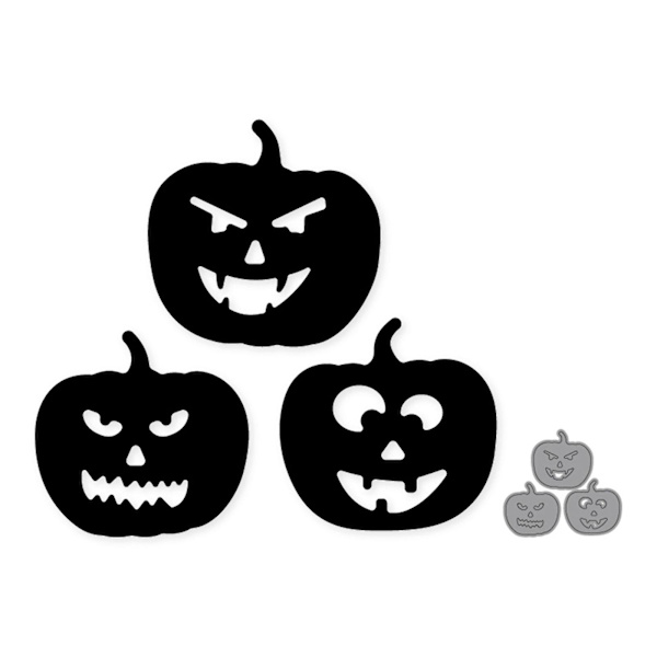 Halloween-utstansingsdør for kortlaging - utstansingsmal for barn