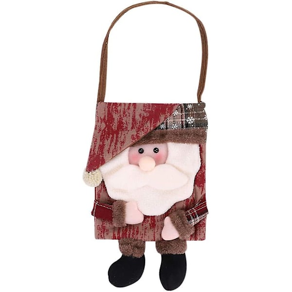 Juldekorationer Julgåväska Hängande Ornament Godispåse Snacks Jultomte Snögubbe Jultillbehör För Hem Butiker Kontor Jul