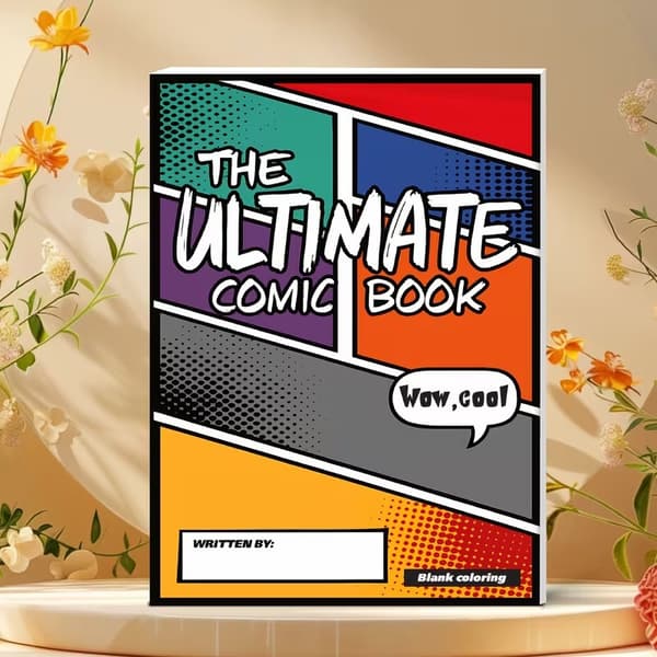 Hand-drawn Collage Style Adult Coloring Book, Art Pad for Stress Relief with Unique Pattern Designs