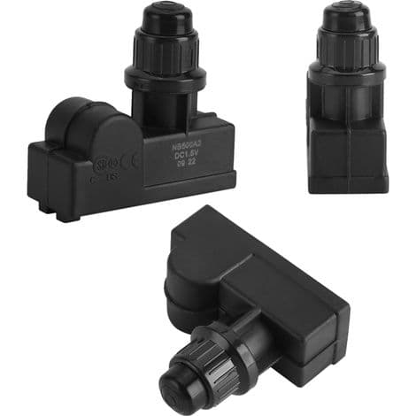 Universal BBQ Gas Lighter with 2 Outlets, Black Spark Generator, Powered by a DC1.5V Battery, for Grills