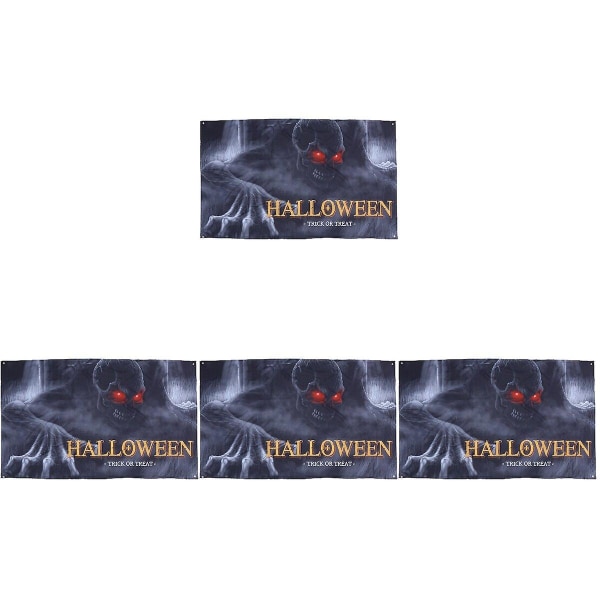 5 st Ghost Halloween Bakgrundsvägg Hängande Bakgrund Halloween Fotobakgrund 4 st 180X115CM 4 pcs 180X115CM