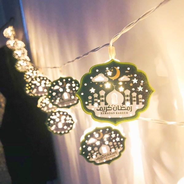 Style 4 String Lights Paristokäyttöinen Mubarak Ornament Party DecorationStyle 4