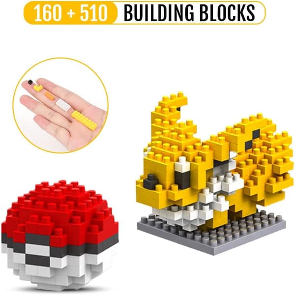 Byggset, Mini Block-modeller, 525 st Nano-Mini Block, 3D DIY