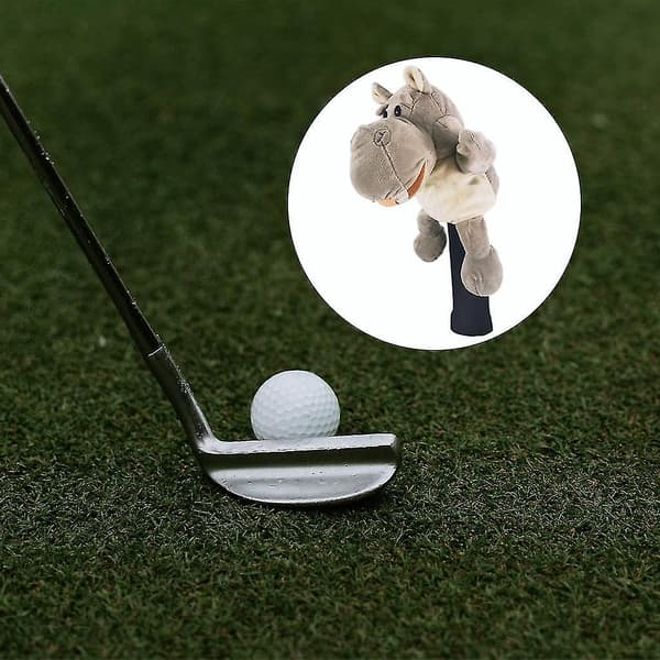 Golfkølle hodebeskyttelse Nyhet Dyr Køllehodebeskyttelse, Bære Golfspilleres Gave (flodhest)