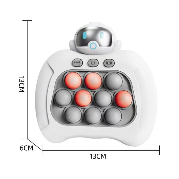 Astronaut Pop It-spil - Pop It Pro Light Up-spil Hurtigt tryk Fidg