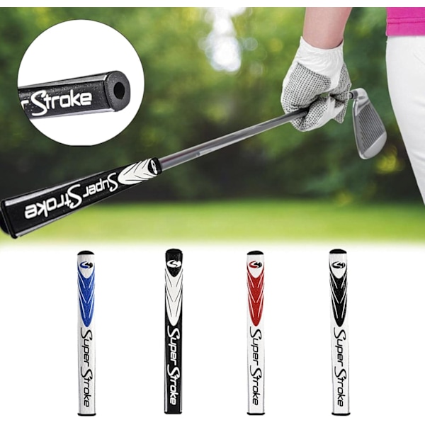 Golfgrep - 2.0 Puttergrep Golfkølle med håndtak Trykkstangsgrep for Super Stroke Profesjonelle sklisikre golfkøllegrep Erstatningsgolf PU-grep