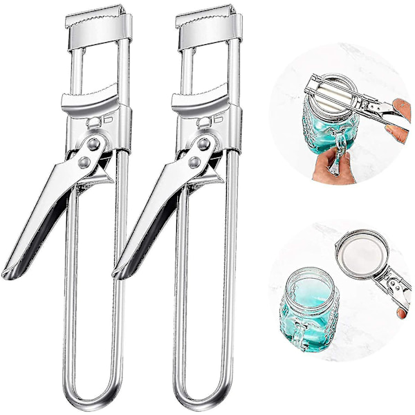 Justerbar burk- och flasköppnare, Justerbar Multifun1pcs-silver