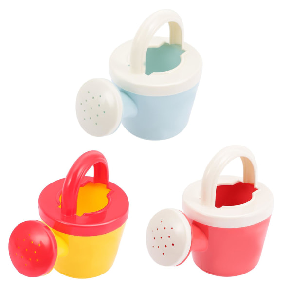 3 kpl Leikkikastelukannuja Lasten Puutarhakastelukannu Pöytä Kastelukannu Koriste Lasten Puutarhatyökalut Sekalaiset Värit 12x12cm Assorted Color 12x12cm