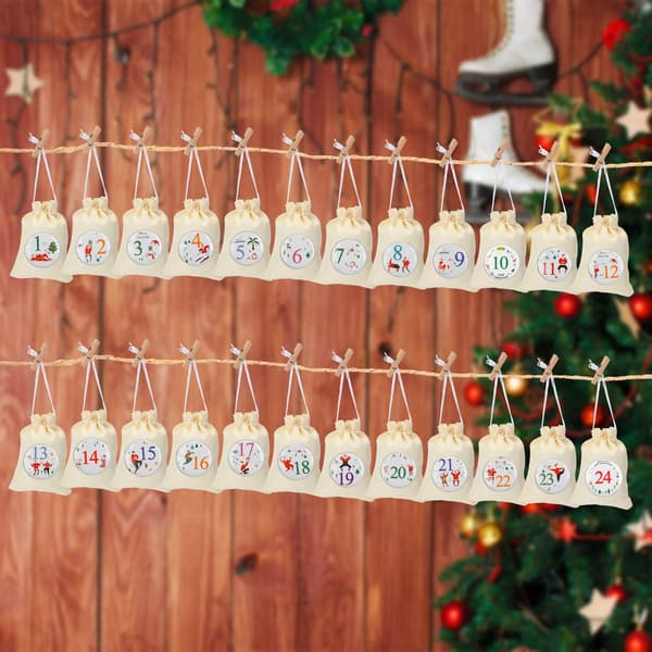 Make your own DIY advent calendar and decorations, Christmas D