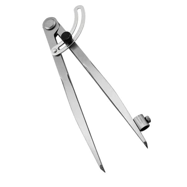 Leather Craft 12.5cm Scratch Compass Strong Sewing Stitch Line Circle Wing Divider Marking Tool