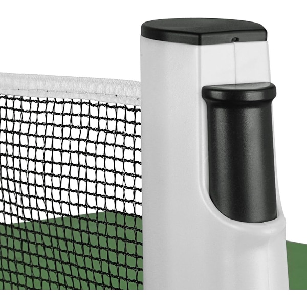 Tilbagetrækkelig Bordtennisnet Udskiftning, Ping Pong Net og Stang med PVC Opbevaringspose