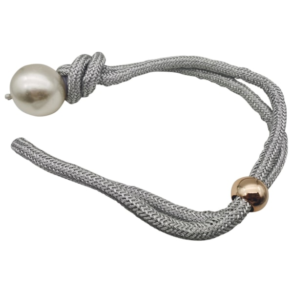 Pearl Curtain Tiebacks, Pearl Cord Curtain Tiebacks For Home Office Drapery Decorative Window Tie Ba