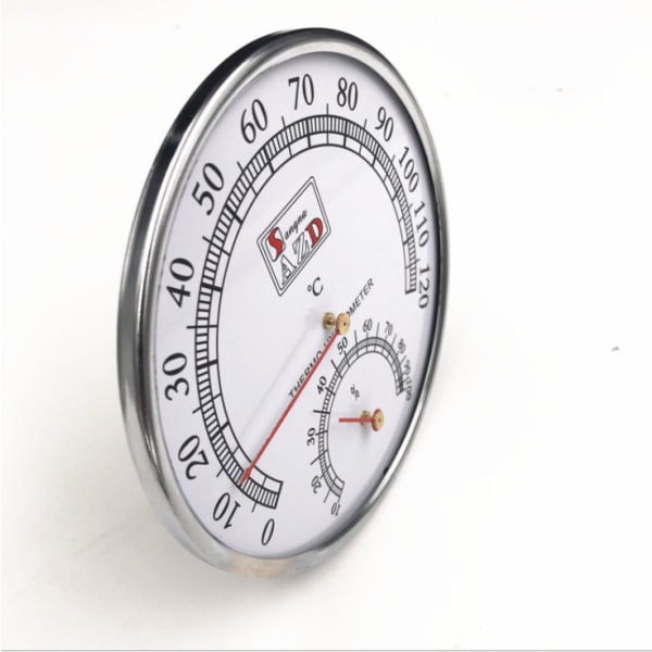 Saunatermometer og hygrometer, indendørs temperatur og luftfugtighed af pointertype, langdistancetermometer med høj præcision