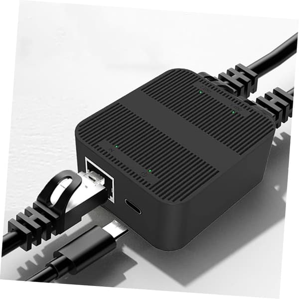Ergonomisk Design Ethernet Splitter Netværks Splitter Adapter 1 til 2 Splitter