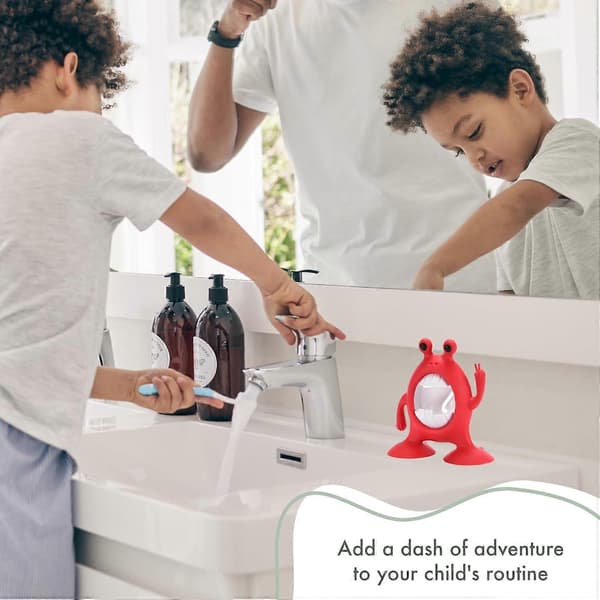 Cute Red Frog Toothbrush Mug - Versatile, Fun, and Adventurous Bathroom Accessory for Kids