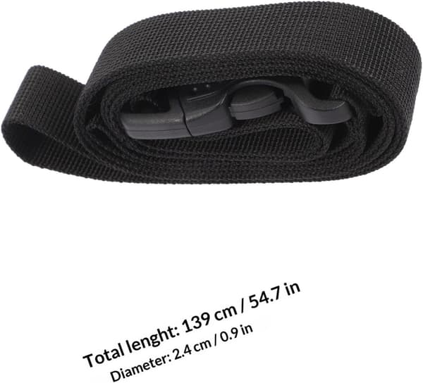 Nylon bagagestropper, 2 stk. med quick-release spænde til sikring af last og opbevaringskasser, brug til køretøjer og udendørs