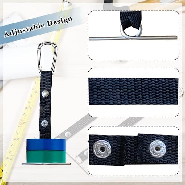 4 stk sort polyester tape snor - på lager