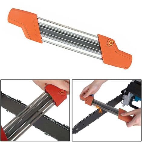 Chainsaw Chain Sharpener, Woodworking Chain Sharpening Tool, Easy-to-File Replacement Chain for Universal Chainsaw (4.8mm)