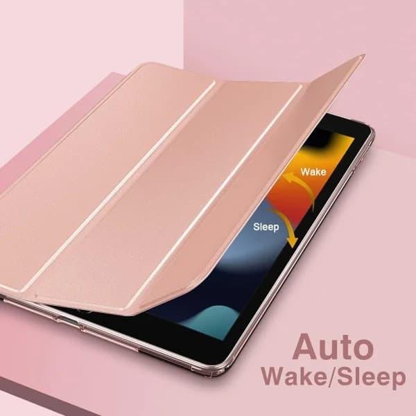 Case for new iPad 9th Generation, Soft TPU Transparent Frosted Shell, Thin and Protective