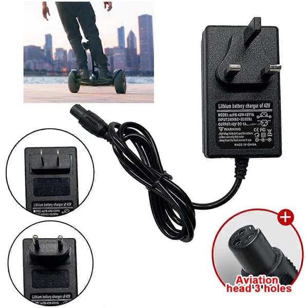 42V 1A Balansebil El-scooter Strømadapter Lader EU-plugg Mini Hoverboard Lader For Xiaomi/Hoverboard 110~240V