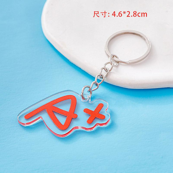 10pcs Acrylic Keychains Perfect Scores Keychains Clear Hanging Keychains Students Awards Keychains8x