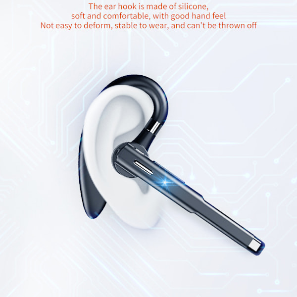 INF Øretelefon Bluetooth 5.1 Dobbelt-Mic CVC 8.0 støjreduktion Sort Sort