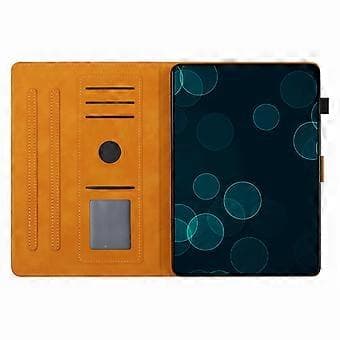 Embossed Leather Case for iPad Pro 11 2024 (Yellow)