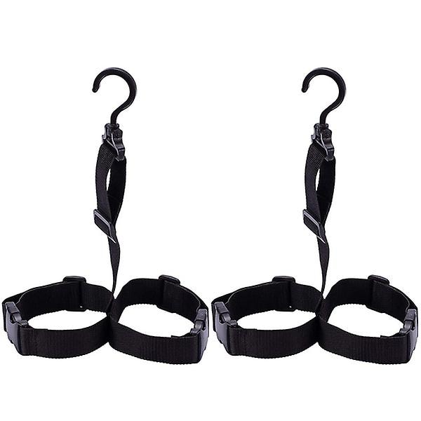 2 Sarjaa Lanyard-Tarvikkeita Wader-Saappaiden Teline Wader-Saappaiden Pidike Hiihto-Saappaiden Kiinnike Musta 42x29cm