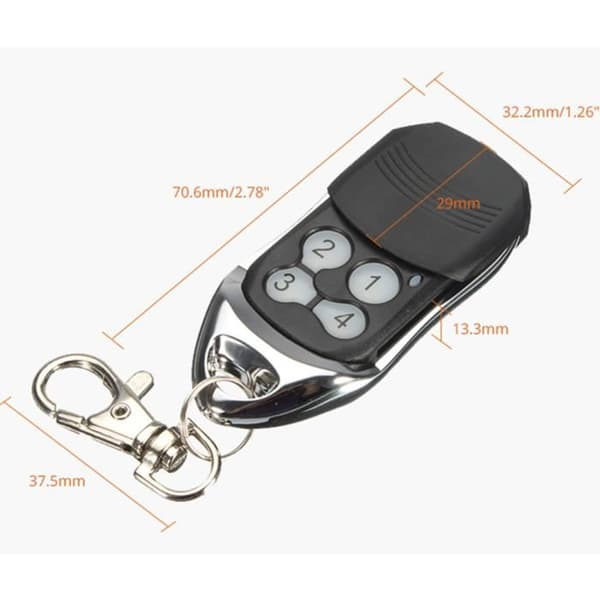Remote Control Compatible with Garage Door Opener - 94335E - WAYNE DALTON PUSH PULL - Black - Wide Compatibility
