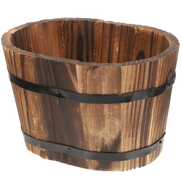 Puinen Istutusastia Kotitalouden Koristeellinen Tekokukka Ruukku Mehikasvi Ruukku Säiliö 18.5X13.5 18.5X13.5CM